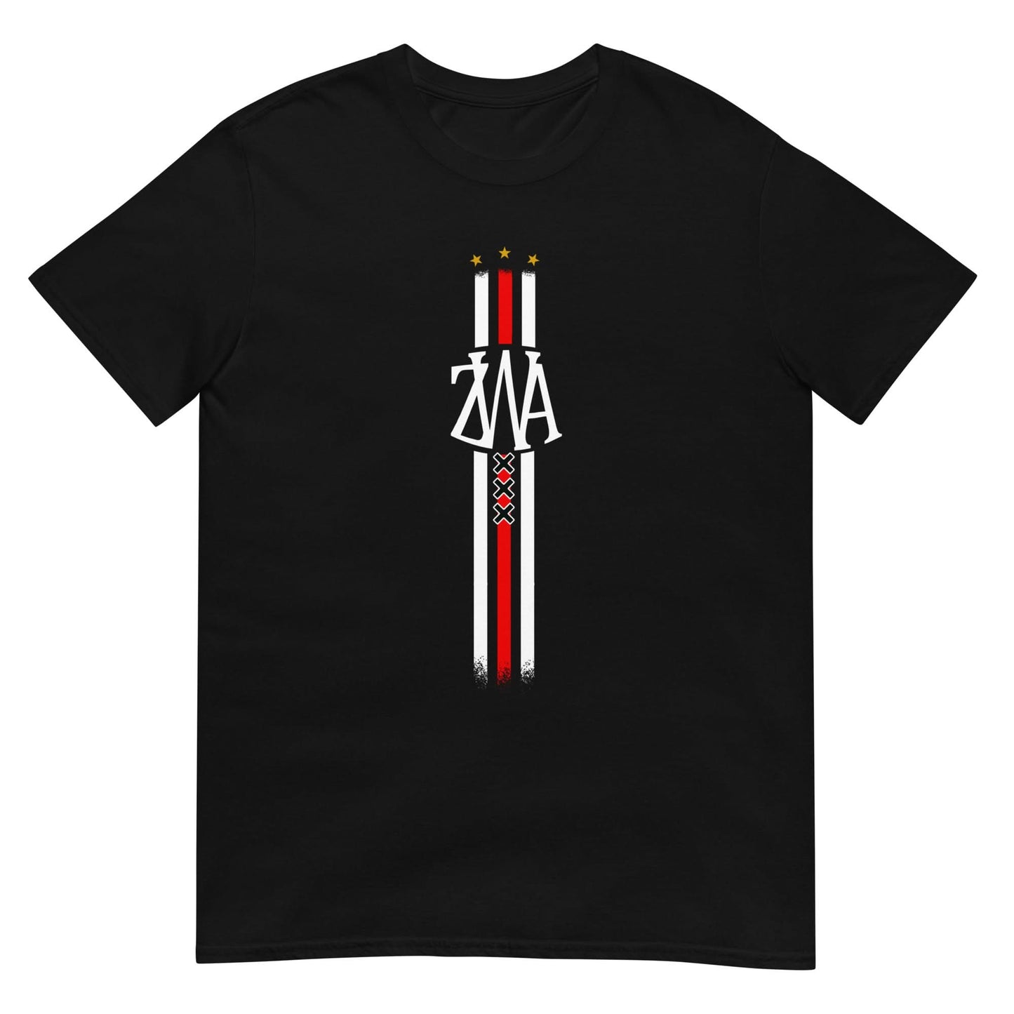 Unisex T-shirt (Ajaciedvlag ZWA) Amsterdam