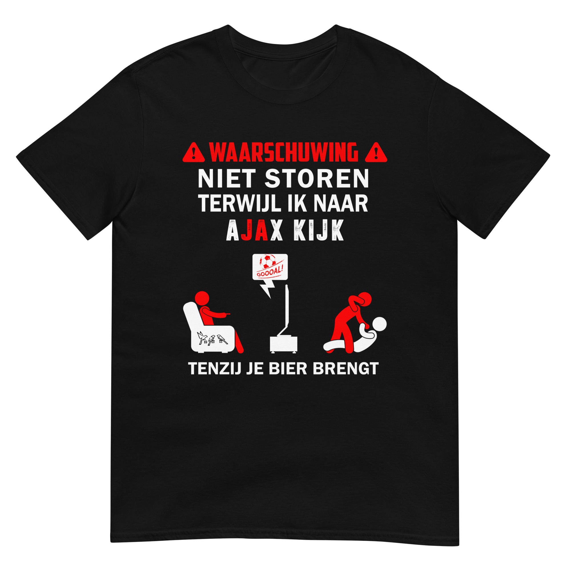 Unisex T-shirt (Niet Storen Terwijl Ik Naar Ajax kijk) Amsterdam