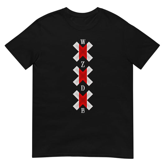 Unisex T-shirt (Ajacied-vlag WZDB) Amsterdam