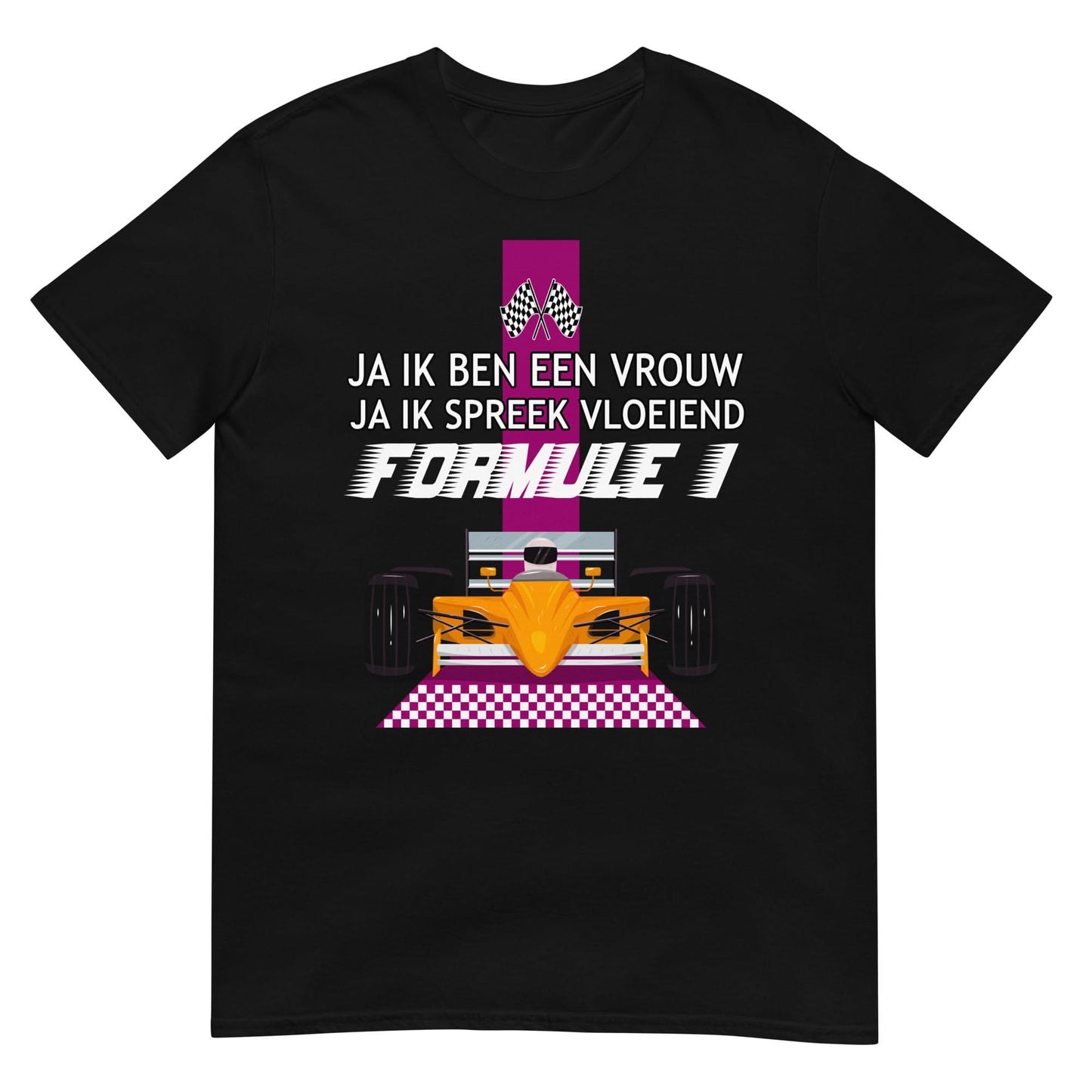 Unisex T-shirt (Ik spreek vloeiend Formula 1)