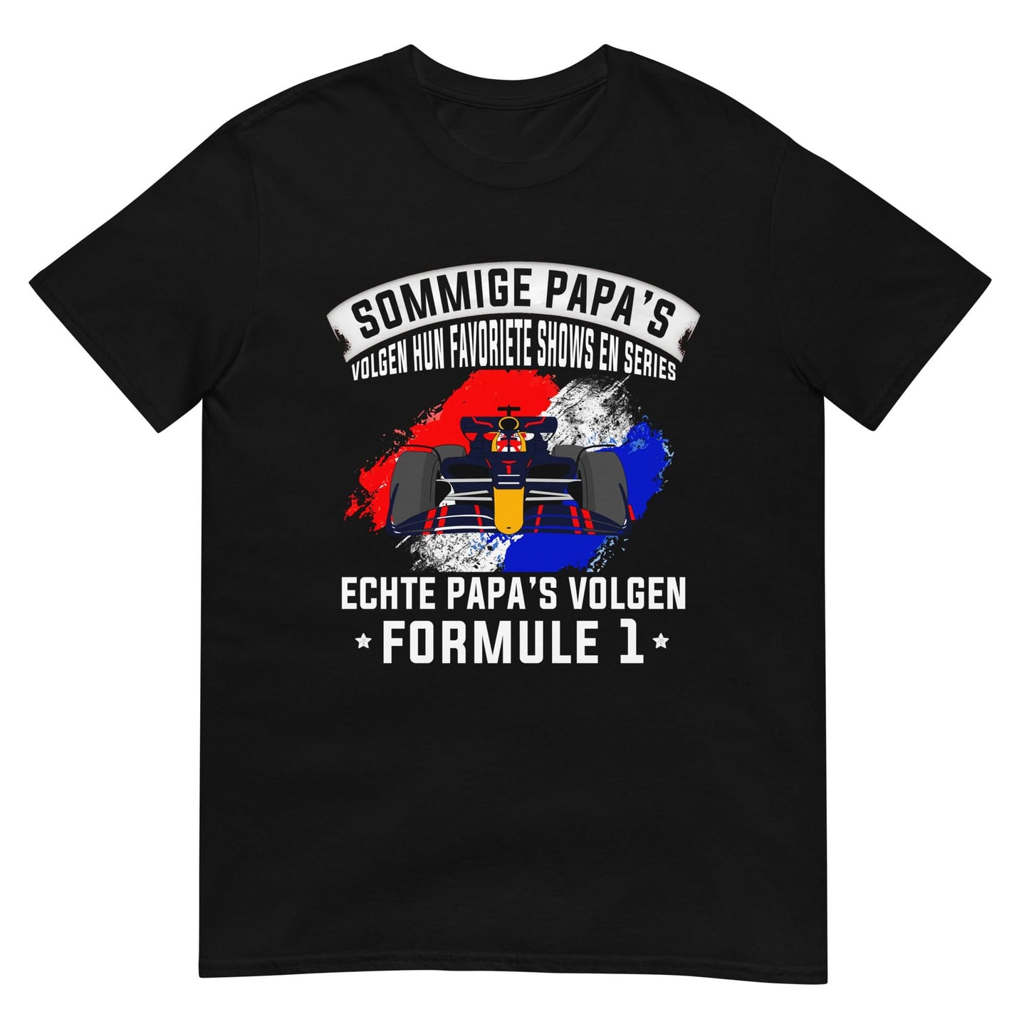 Unisex T-shirt (Echte Papa's volgen formula 1)