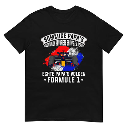 Unisex T-shirt (Echte Papa's volgen formula 1)