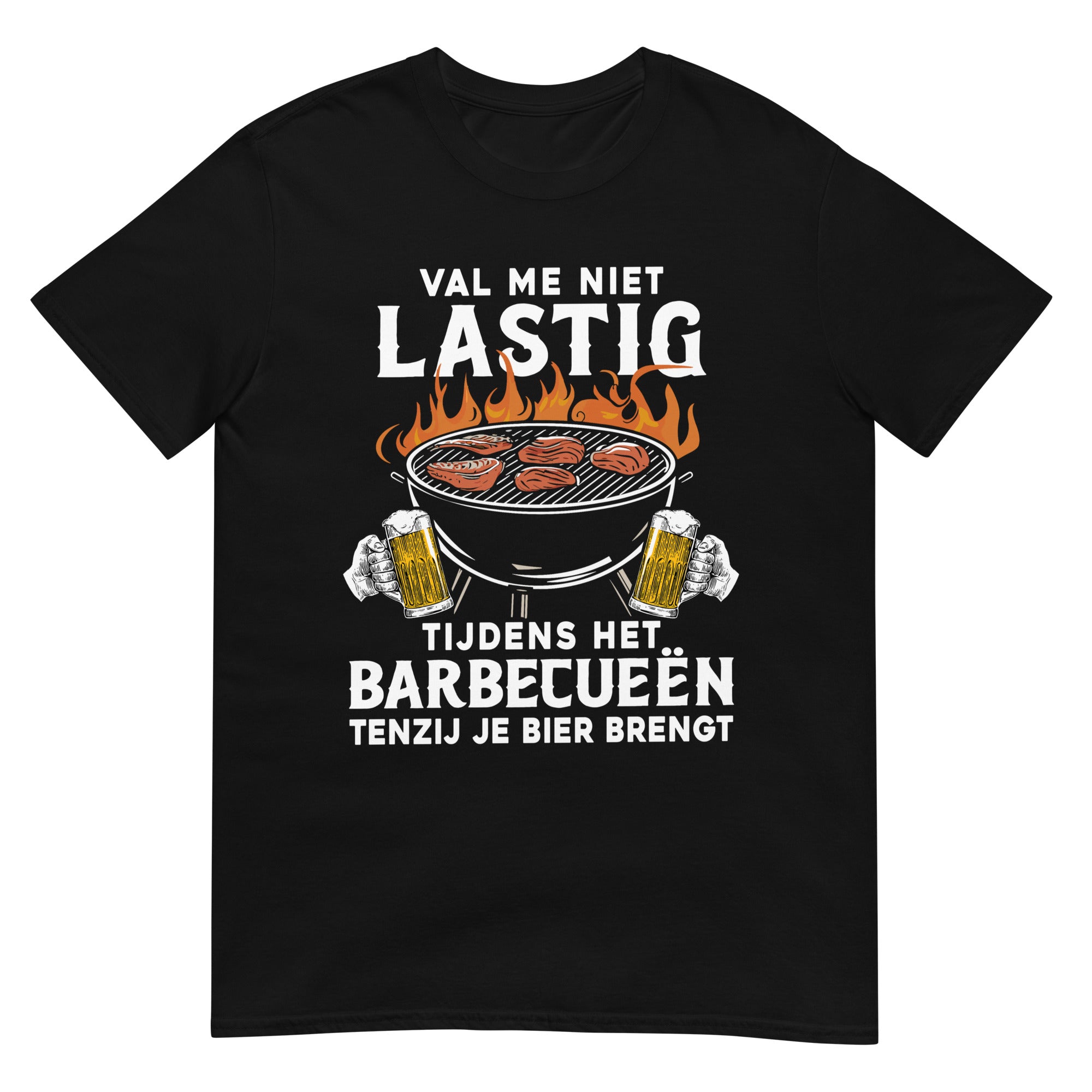 val me niet lastig tijdens het barbecueen