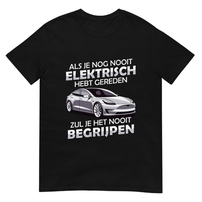 Unisex T-shirt (Elektrisch Auto)
