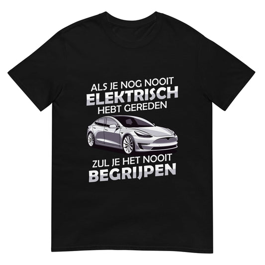 Unisex T-shirt (Elektrisch Auto)