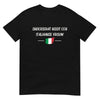 Unisex T-shirt (Onderschat nooit een Italiaanse vrouw)