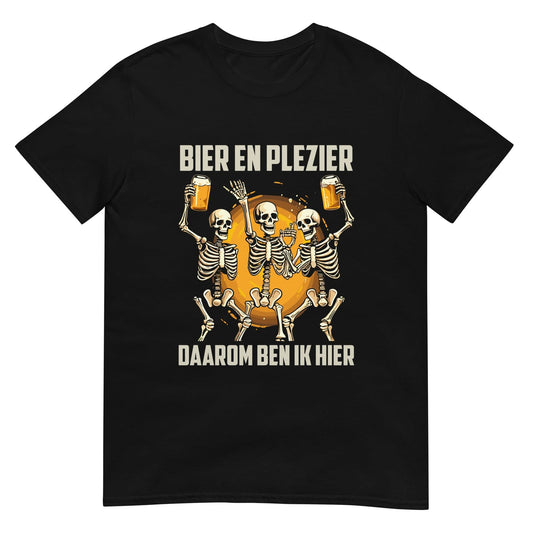 Unisex T-shirt (BIER EN PLEZIER)