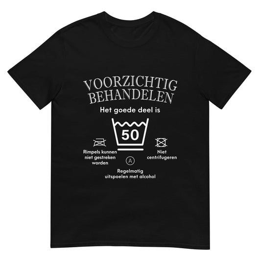 Unisex T-shirt (Voorzichtig Behandelen)