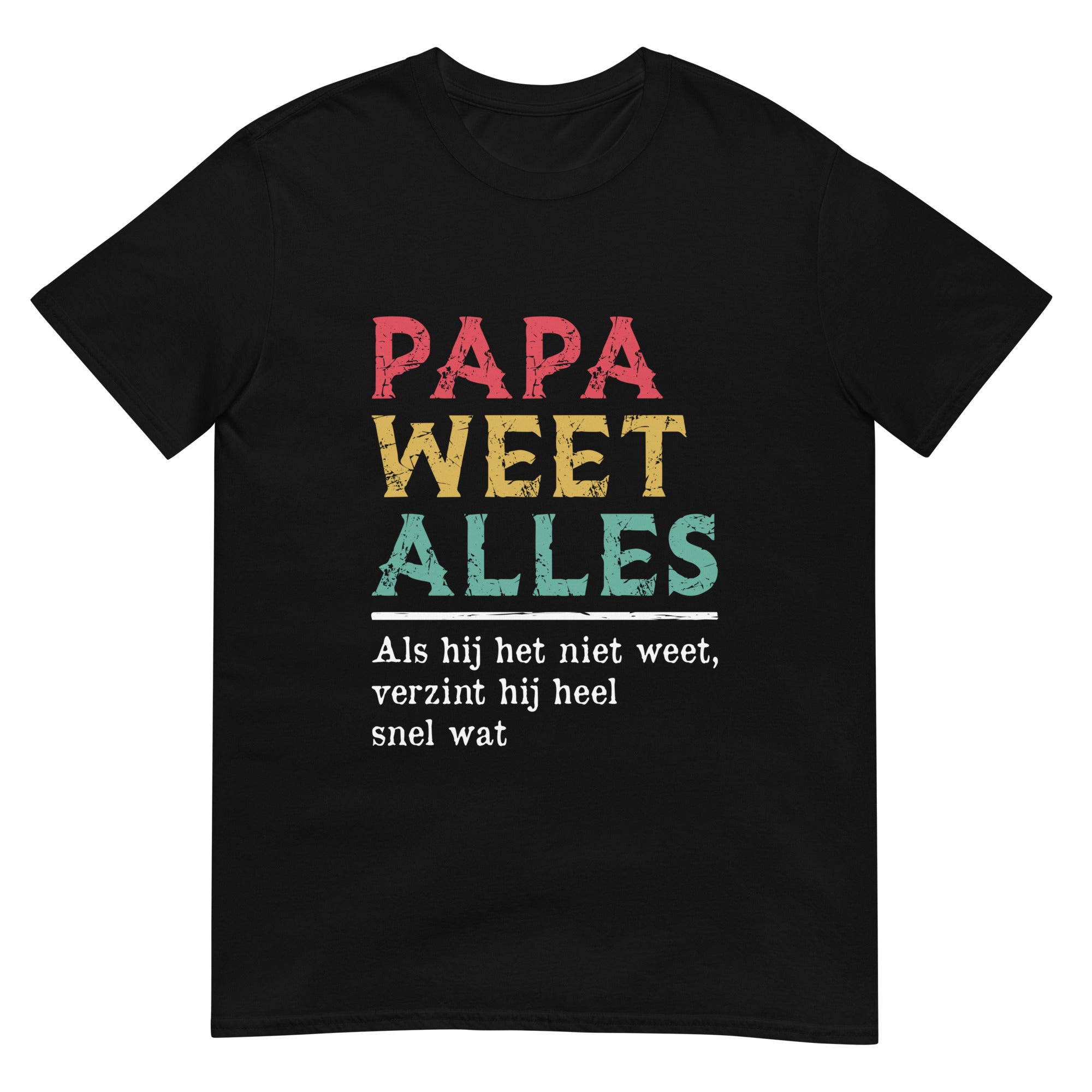 Unisex T-shirt (Papa Weet Alles)