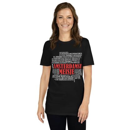 Unisex T-shirt (Amsterdamse meisje) Amsterdam