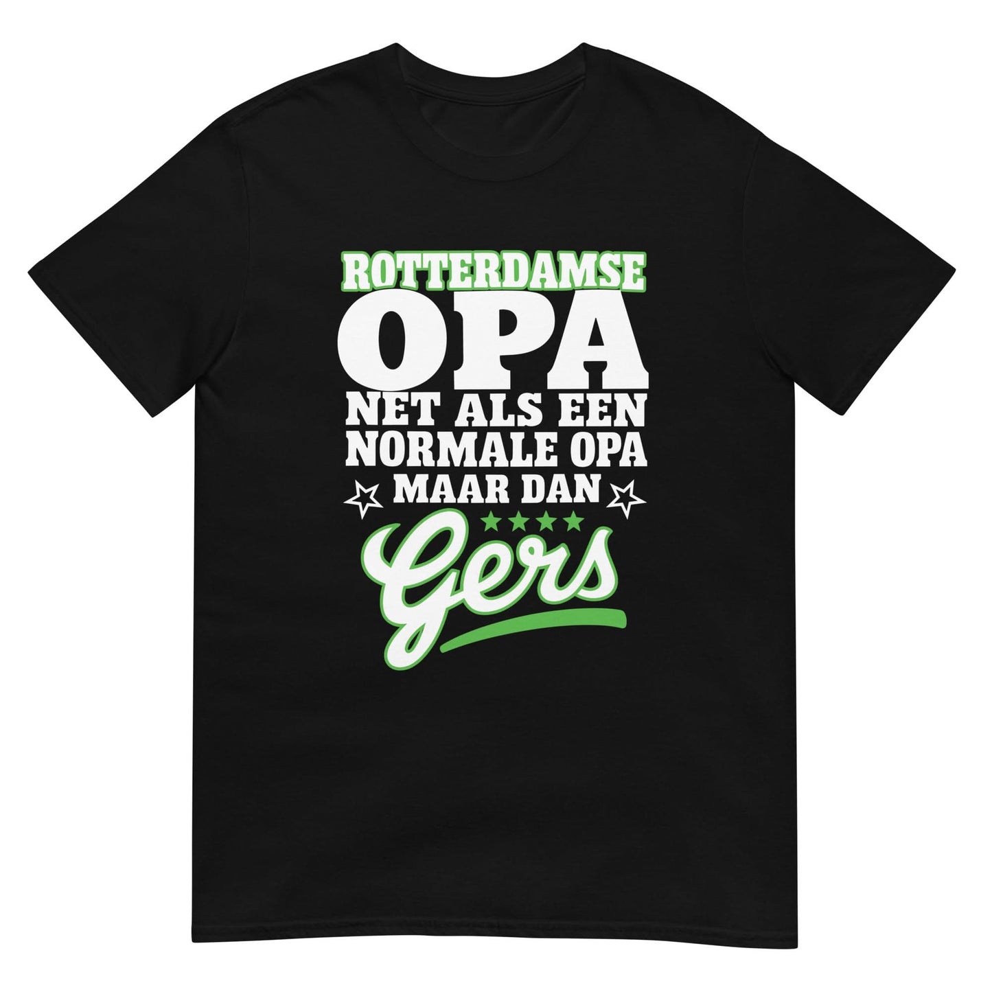 Unisex T-shirt (Rotterdamse opa, gers)