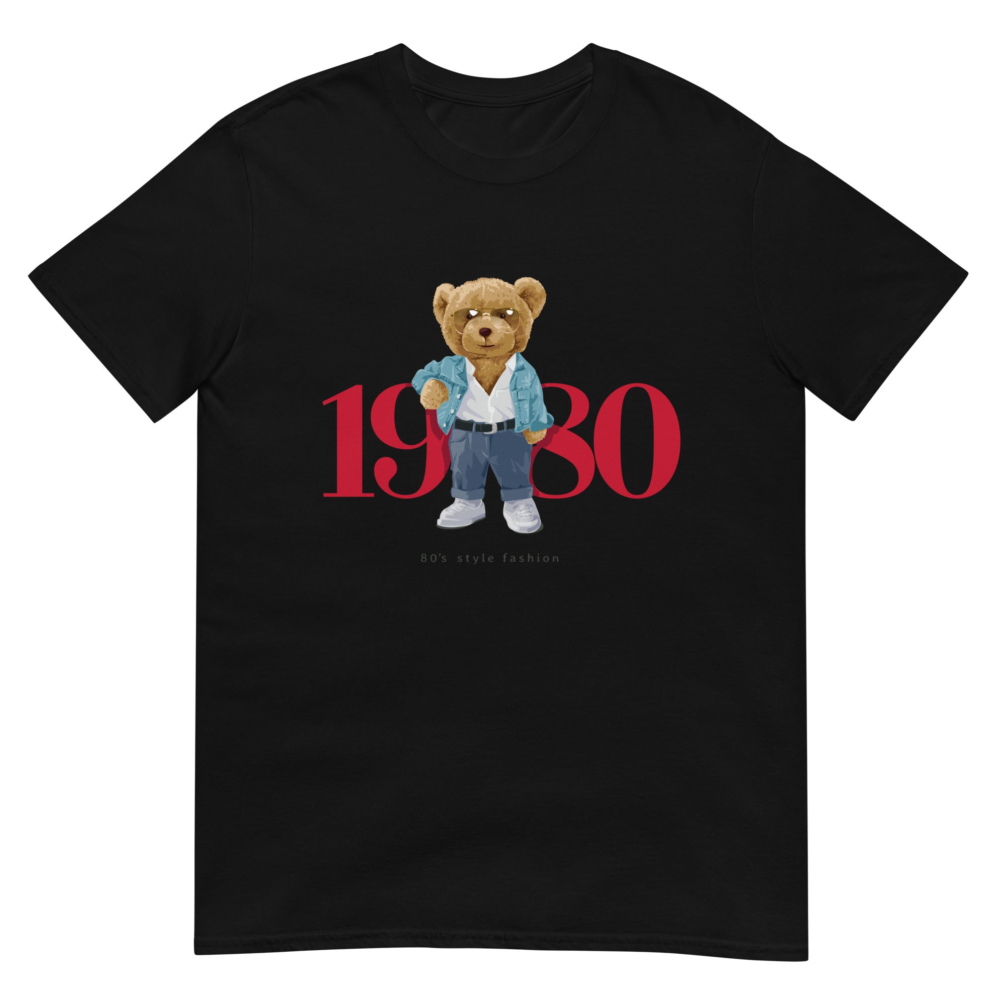 Unisex T-shirt (Bear 1980) Vul jaartal in