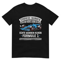 Unisex T-shirt (Echte mannen kijken formule 1)
