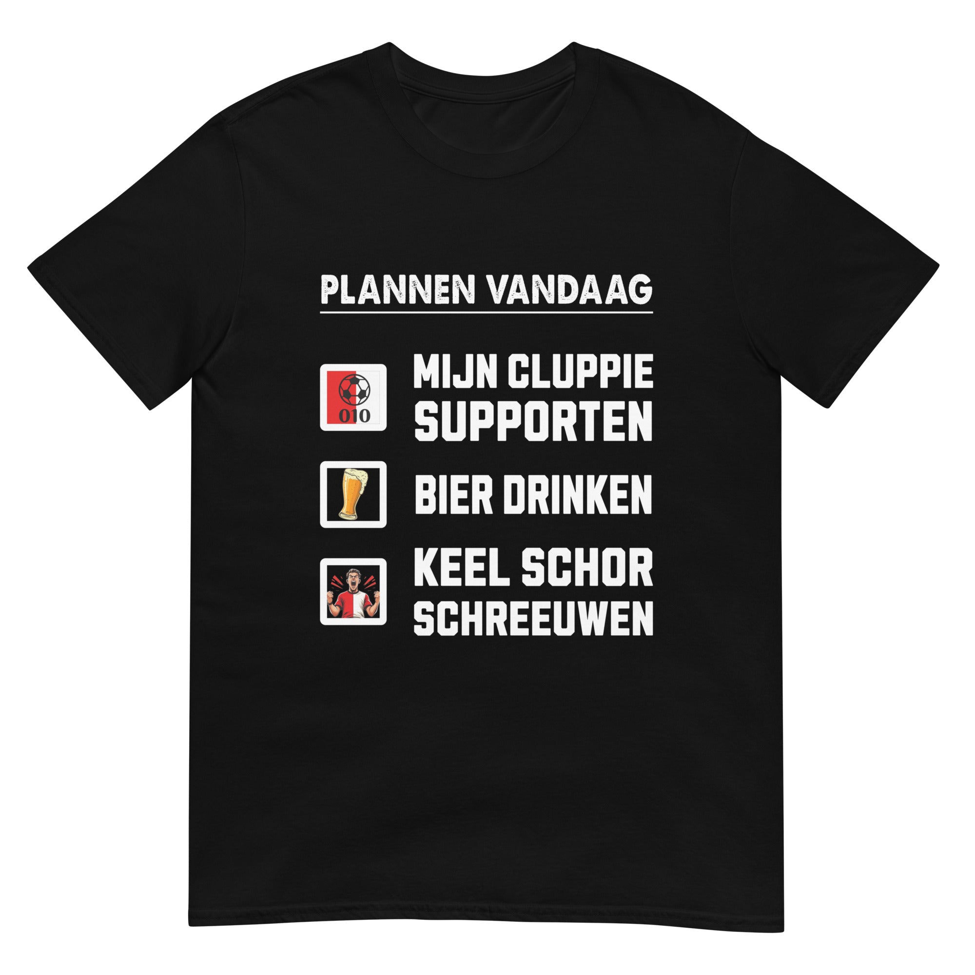 Unisex T-shirt (Plannen vandaag- 010 supporters)