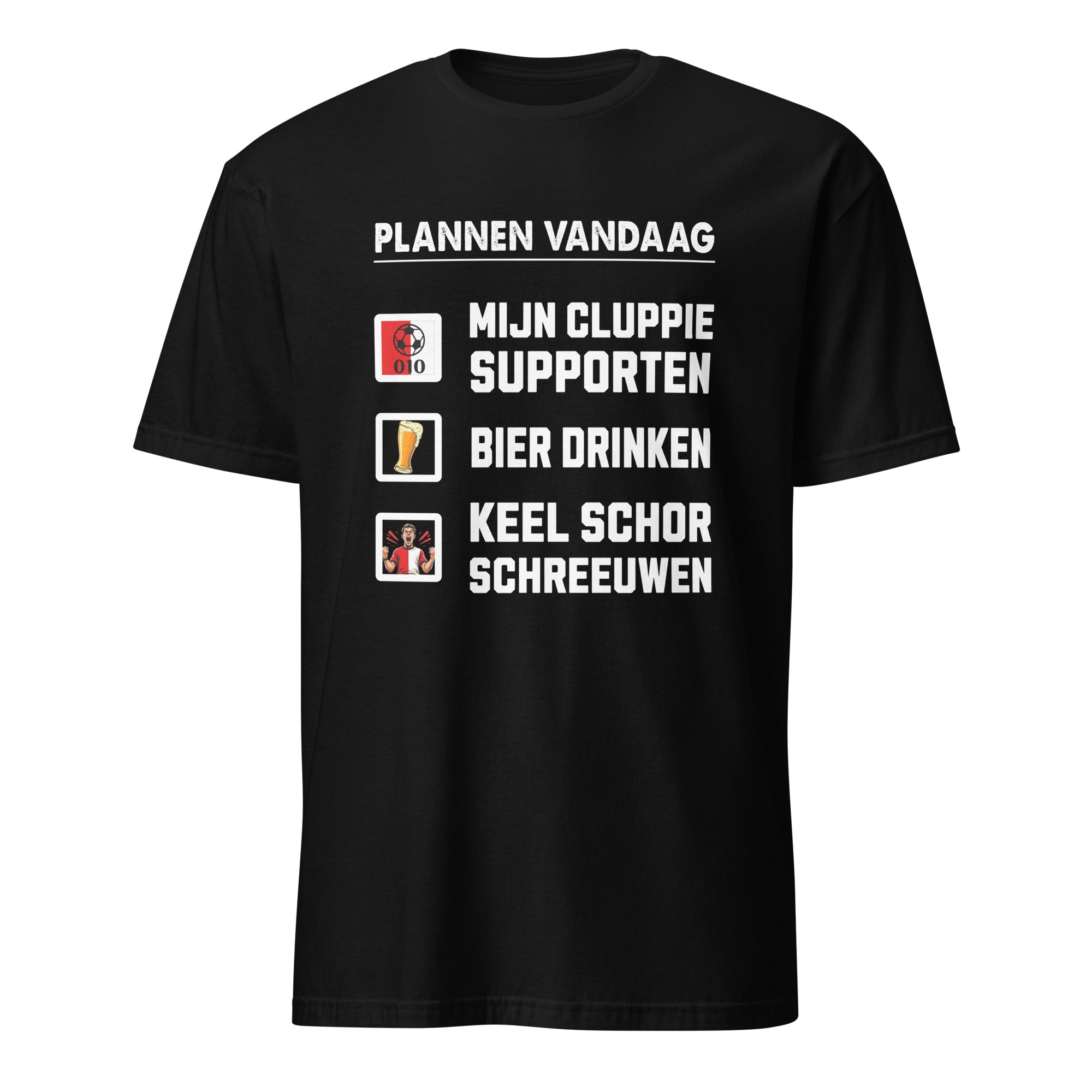 Unisex T-shirt (Plannen vandaag- 010 supporters)