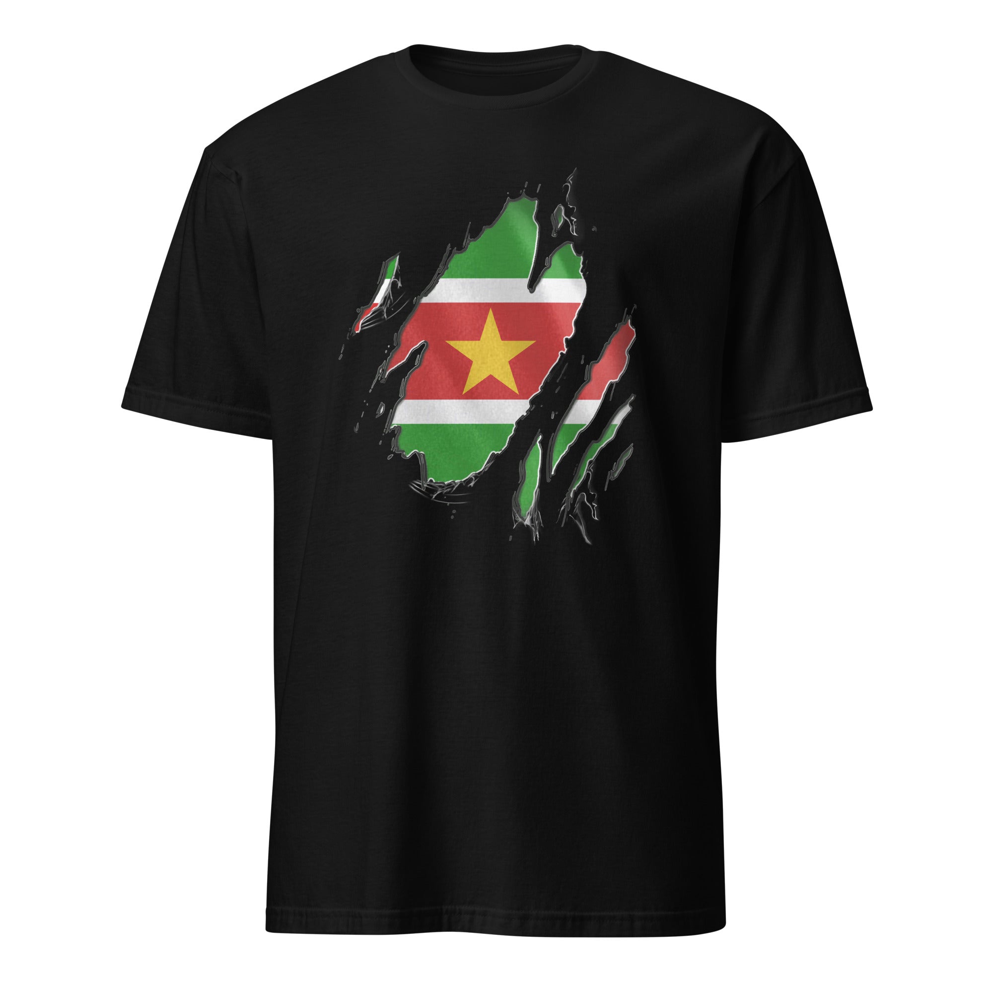 Unisex T-shirt (Suriname, gescheurd shirt ontwerp)