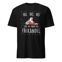 Uniseks T-shirt (ho ho ho, doe mij maar een frikandel!)