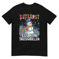 Unisex kerst T-shirt (kutkerst kus mijn sneeuwballen)