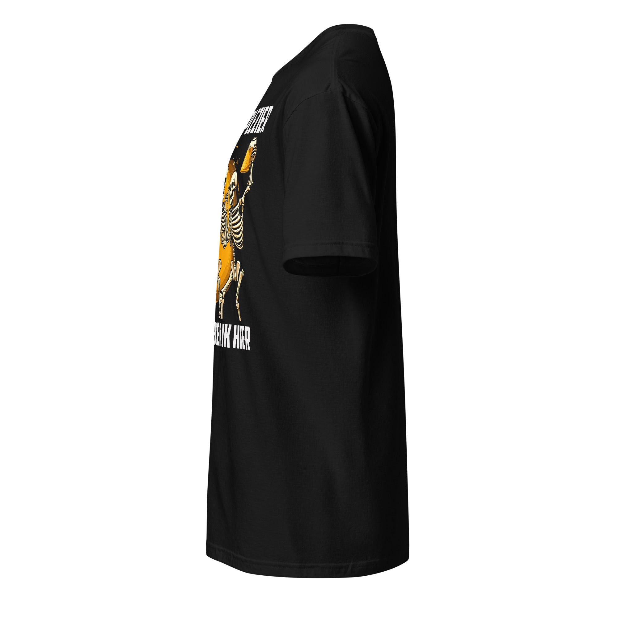 Unisex T-shirt (Bier en plezier, daarom ben ik hier)