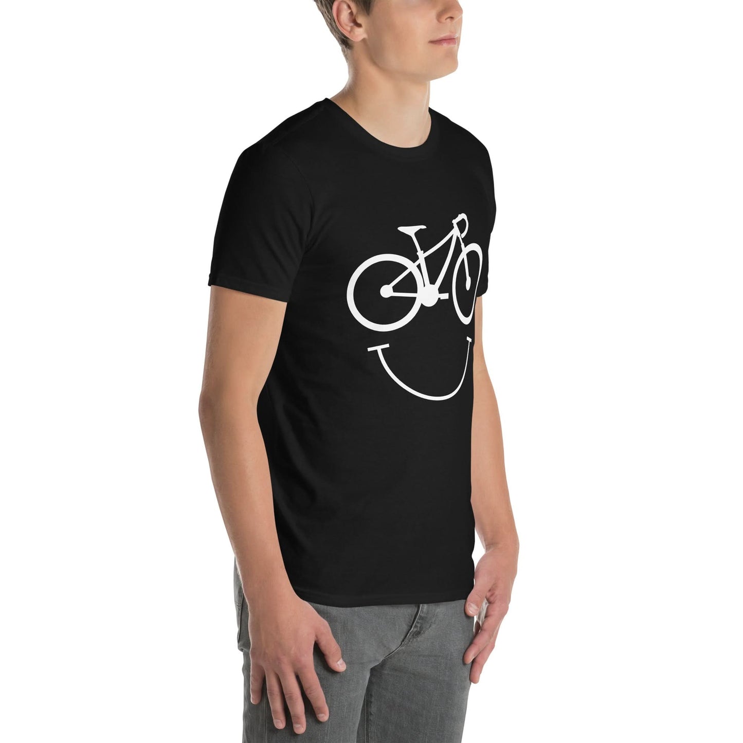 Uniseks T-shirt met korte mouw (Wielrenners)