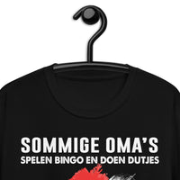 UniseX T-shirt (Echte oma's kijken formule 1)