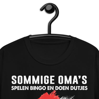 UniseX T-shirt (Echte oma's kijken formule 1)