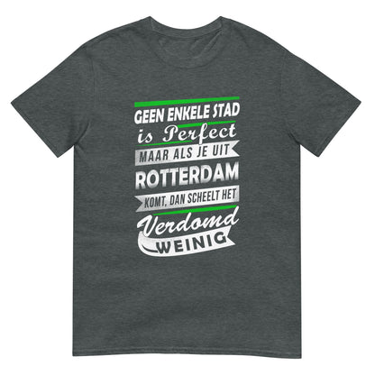 Unisex T-Shirt (Geen enkele stad is Perfect)