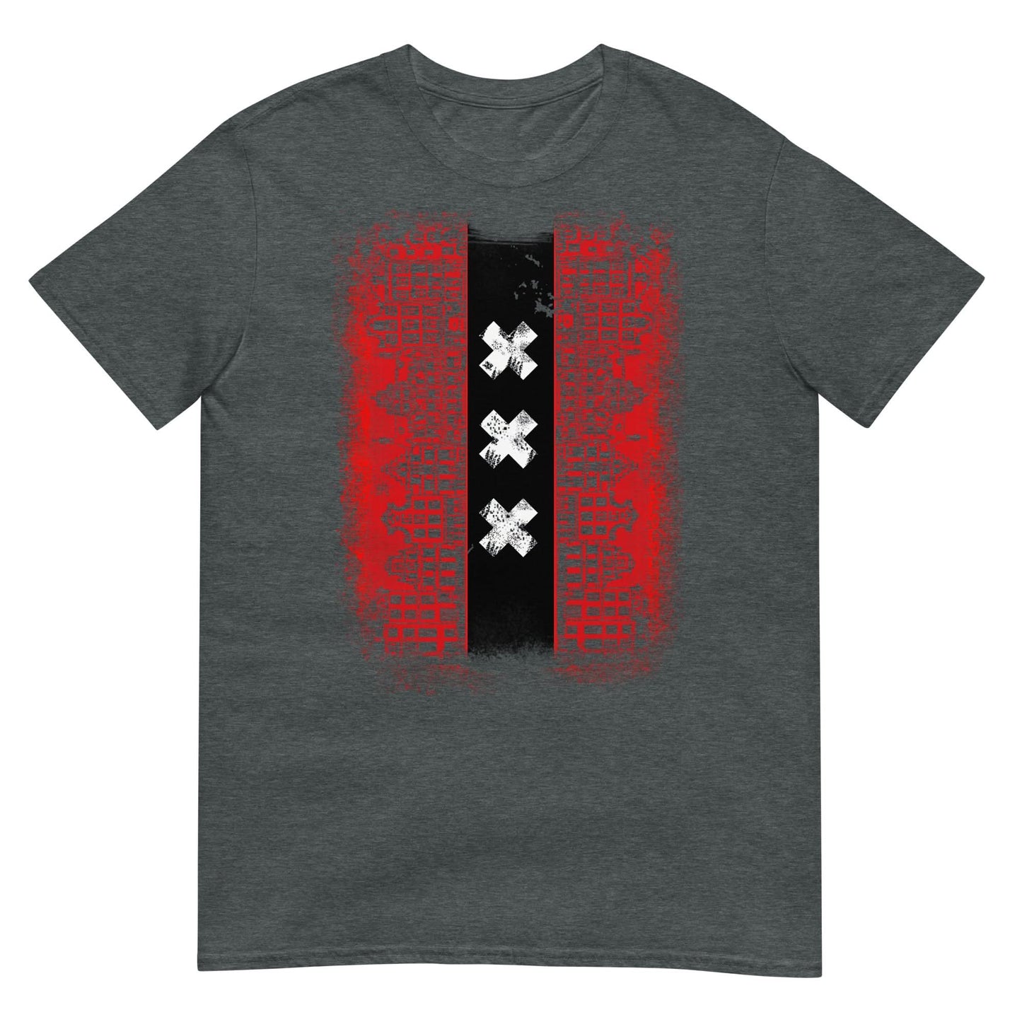 Unisex T-shirt (Amsterdam Skyline Vlag)