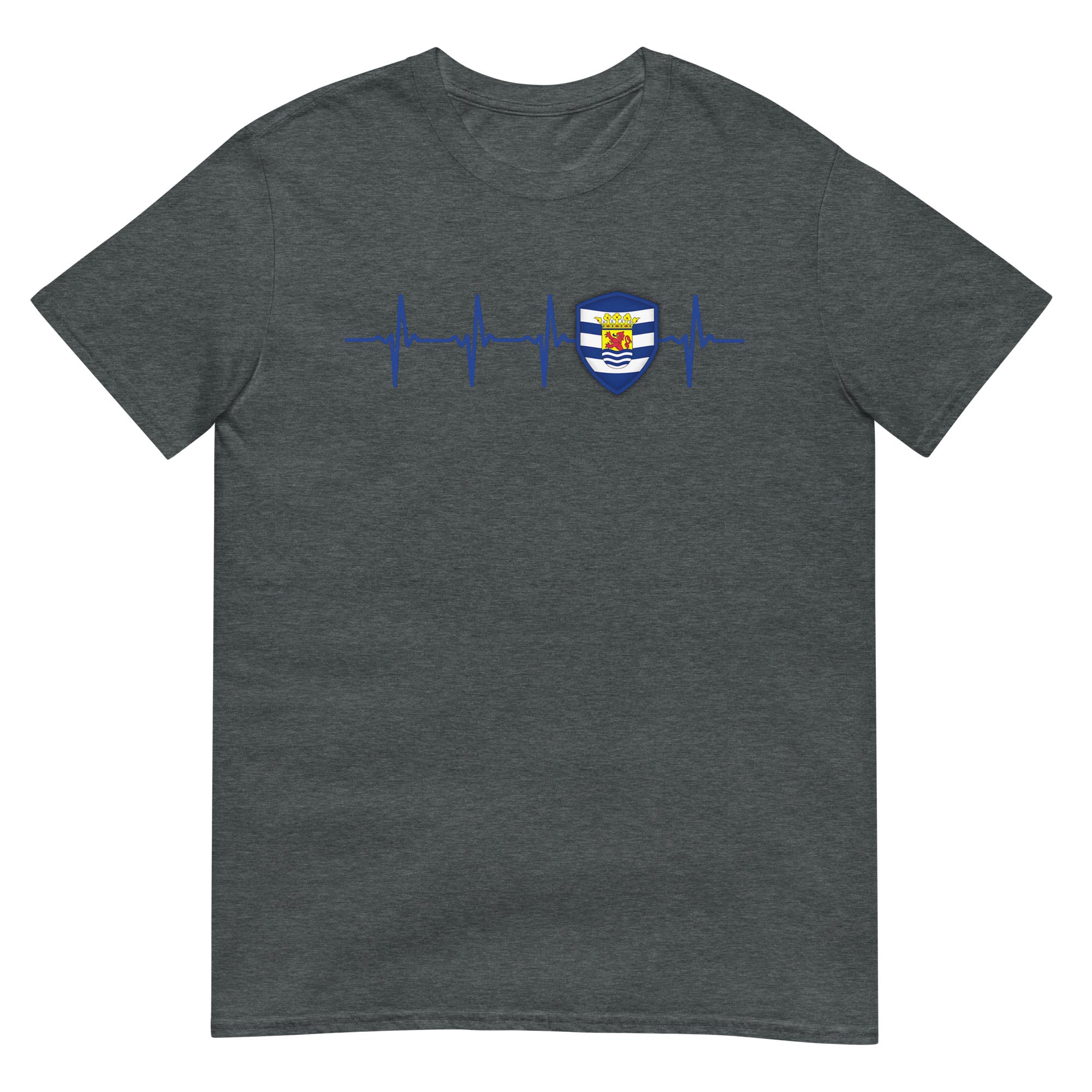 Unisex T-shirt (Zeeland Flag Heartbeat)