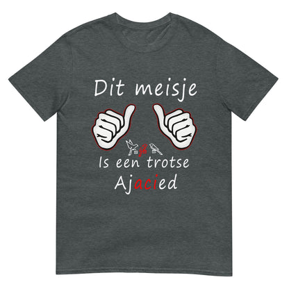Unisex T-shirt (Dit meisje is een trotse Ajacied) Amsterdam