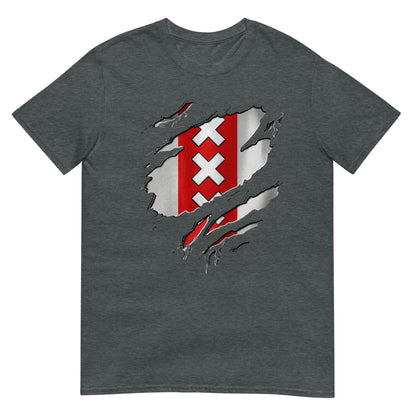 Unisex T-shirt (Ajacied flag) Amsterdam