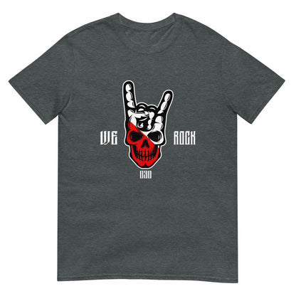 Unisex T-shirt ( Utreg skull- We Rock)