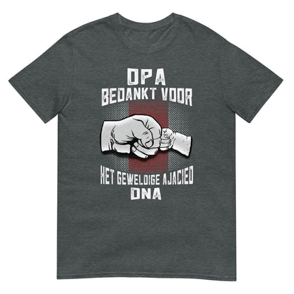 Unisex T-shirt (Opa Bedankt voor het geweldige Ajacied DNA) Amsterdam