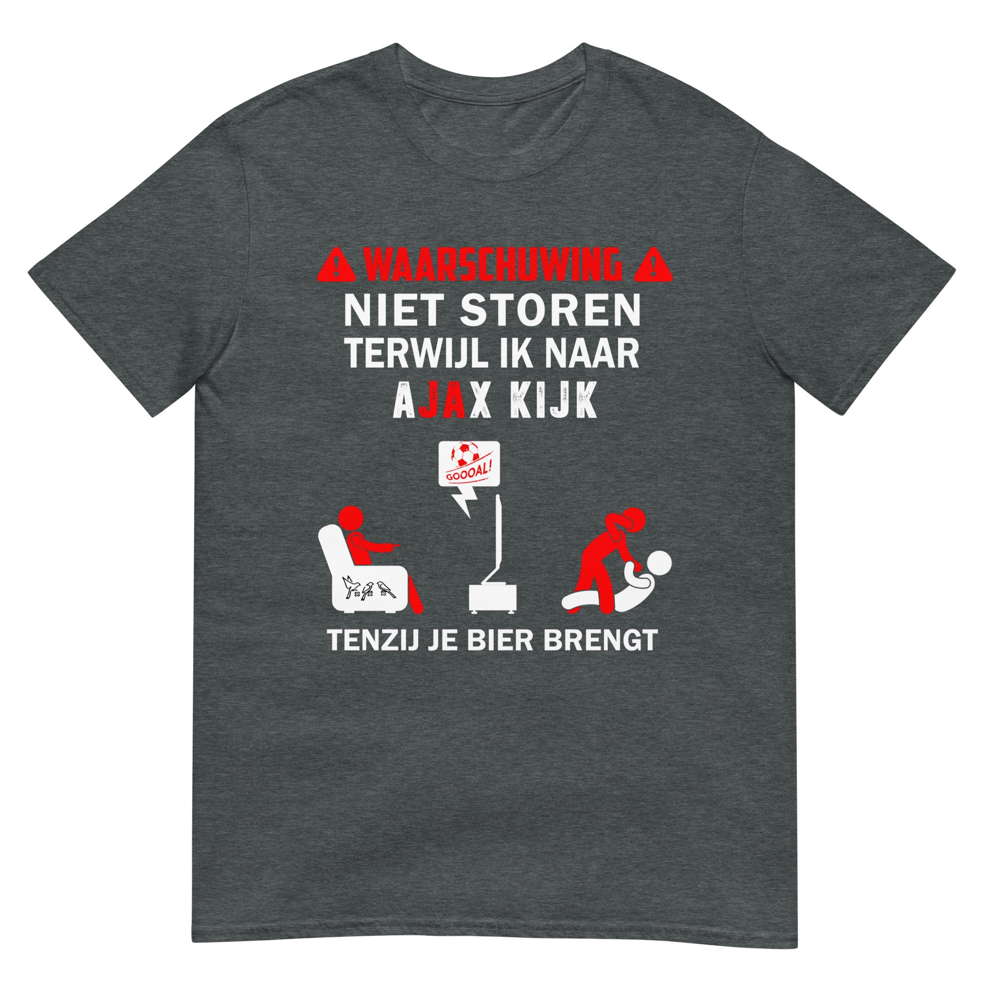 Unisex T-shirt (Niet Storen Terwijl Ik Naar Ajax kijk) Amsterdam