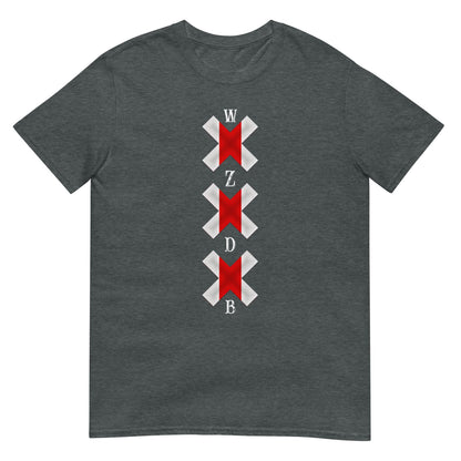 Unisex T-shirt (Ajacied-vlag WZDB) Amsterdam