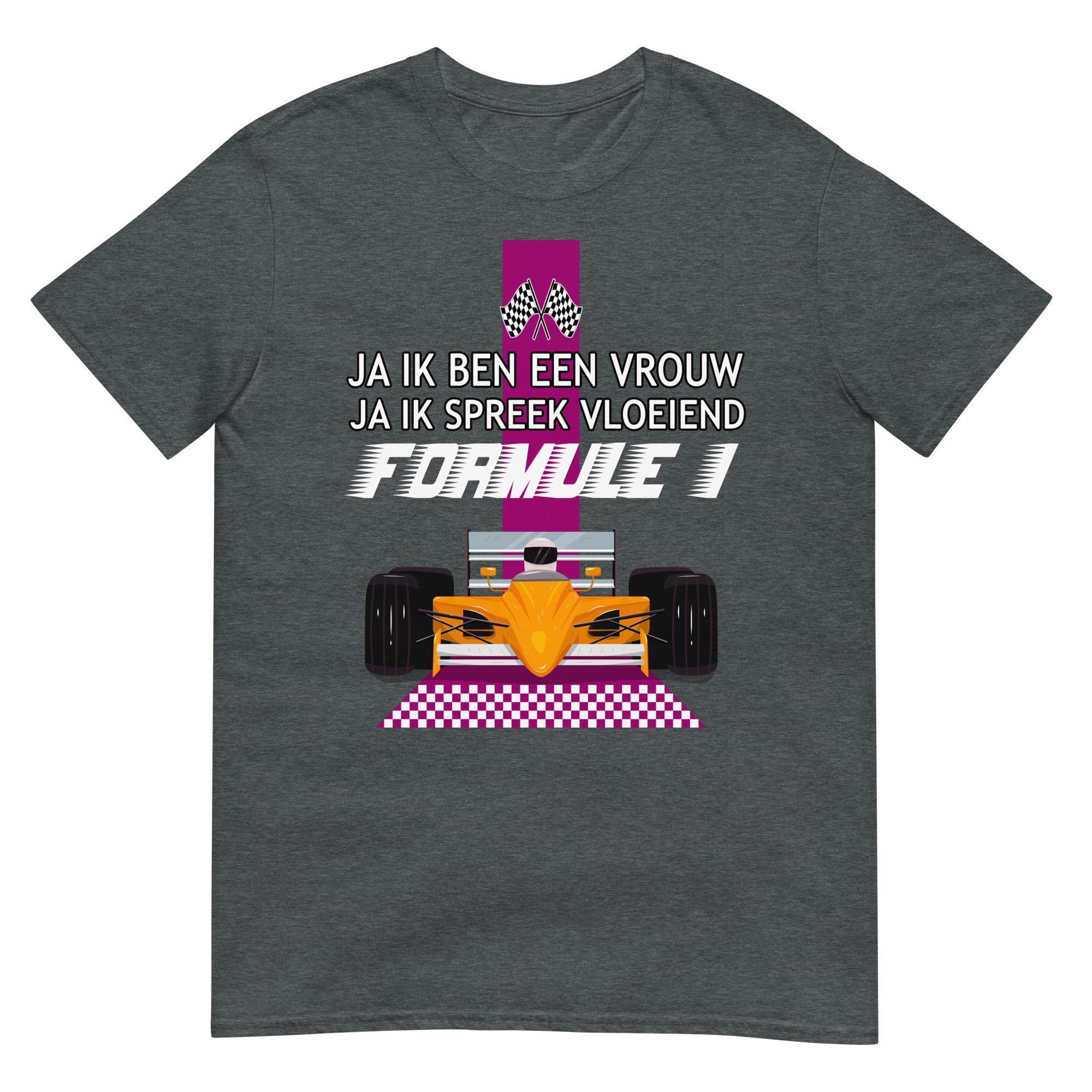 Unisex T-shirt (Ik spreek vloeiend Formula 1)