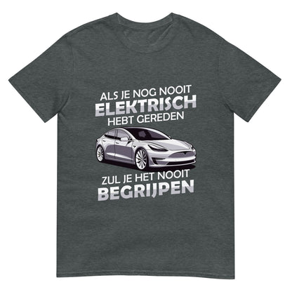 Unisex T-shirt (Elektrisch Auto)