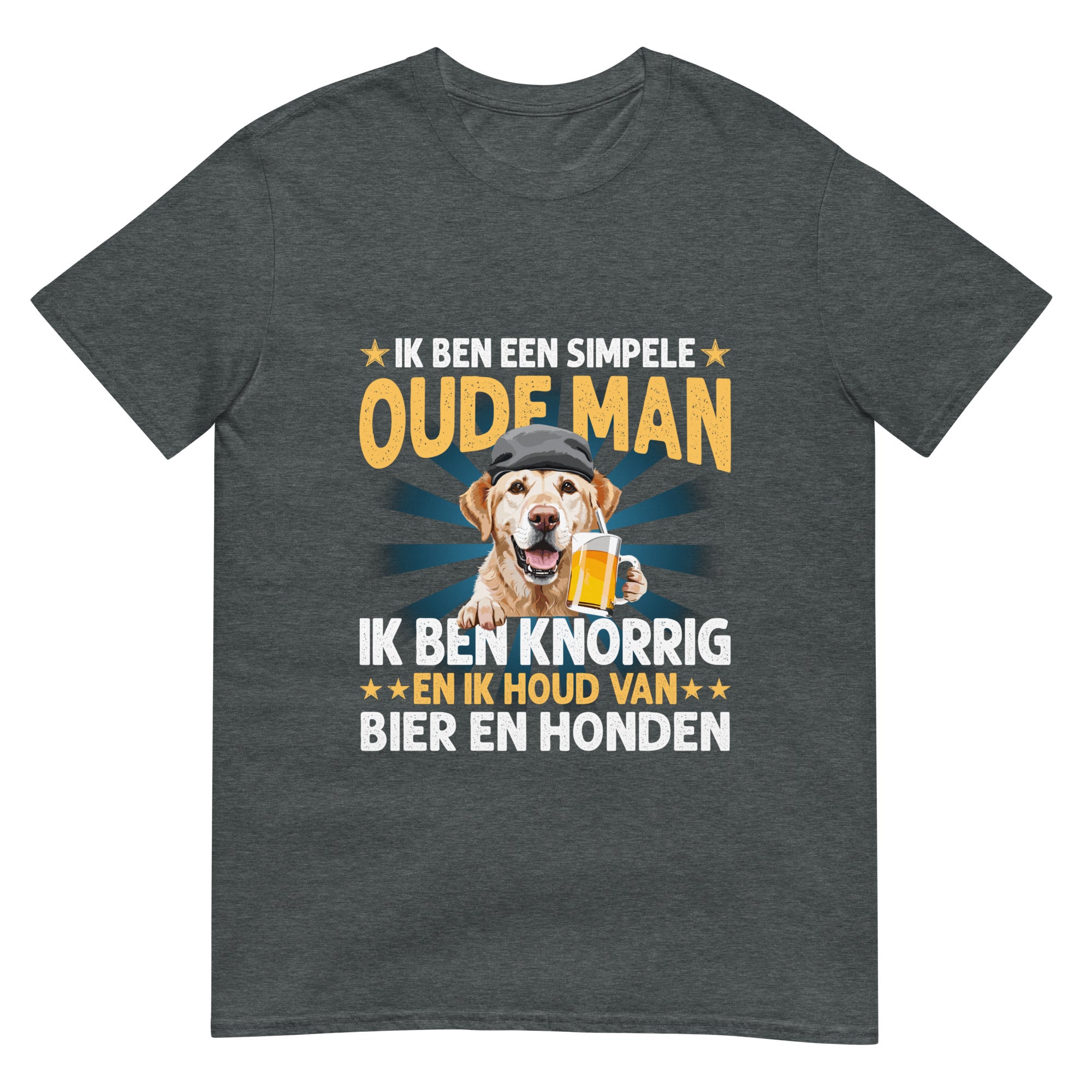 Unisex T-shirt (Bier en Honden)