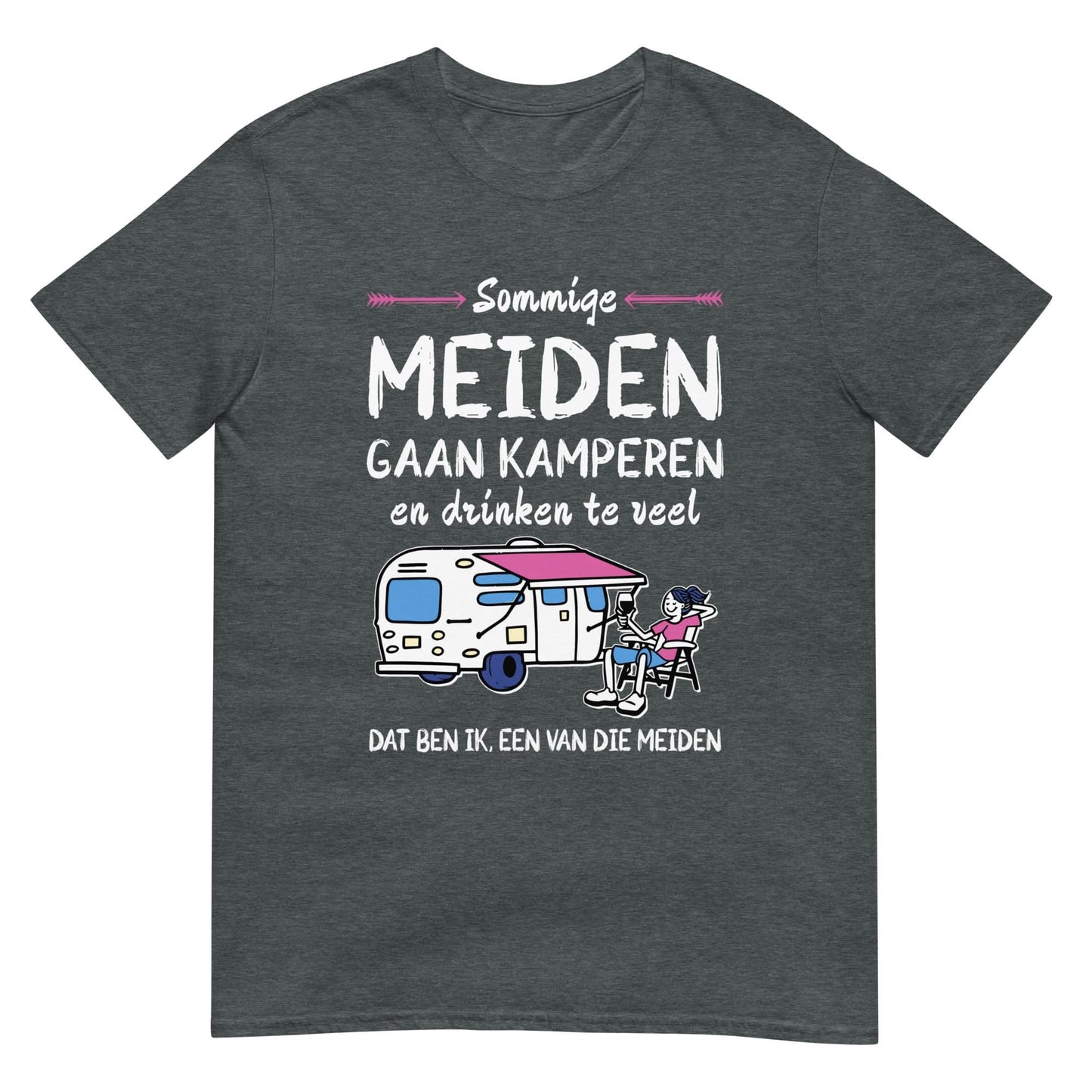 Unisex T-shirt (Kamperen en Drinken)