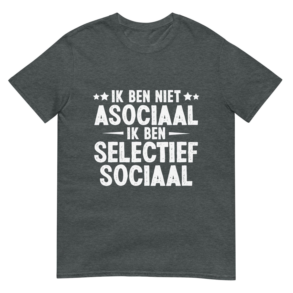 Unisex T-shirt (Selectief Sociaal)