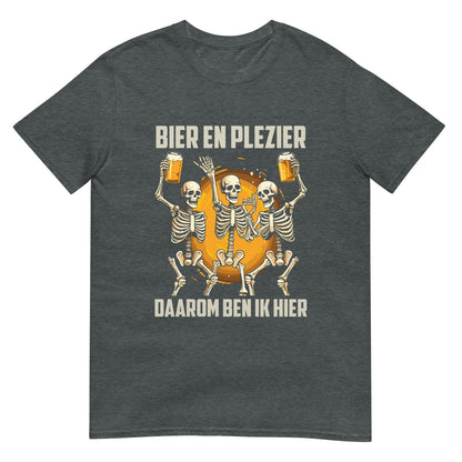 Unisex T-shirt (BIER EN PLEZIER)