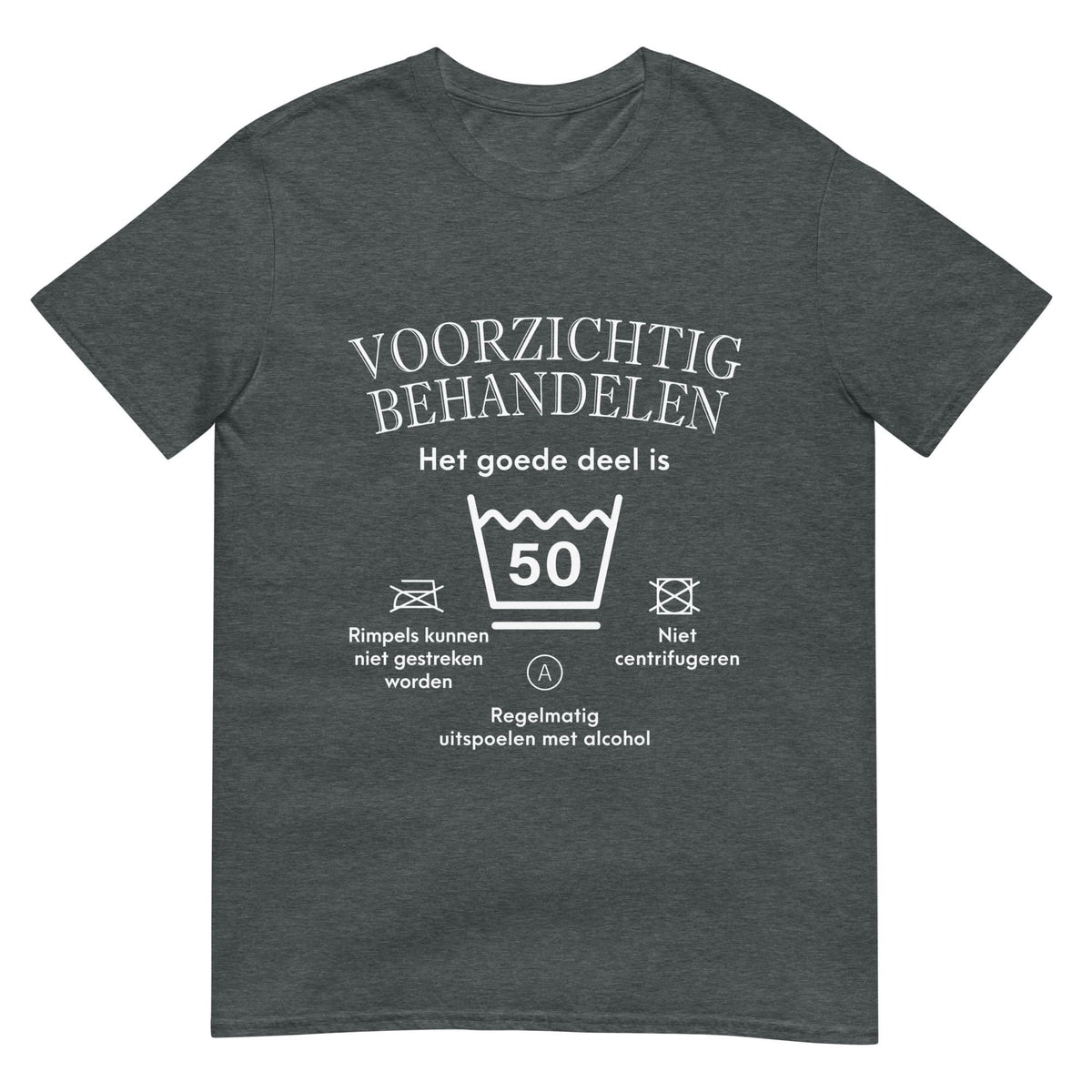 Unisex T-shirt (Voorzichtig Behandelen)