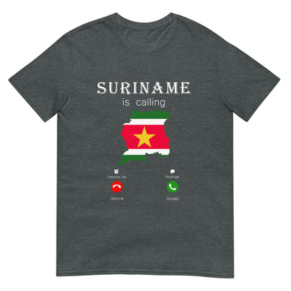 Unisex T-shirt (Suriname Is Calling)