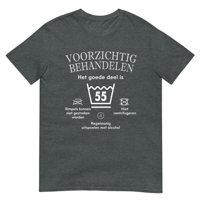 Unisex T-shirt (Voorzichtig- 55)