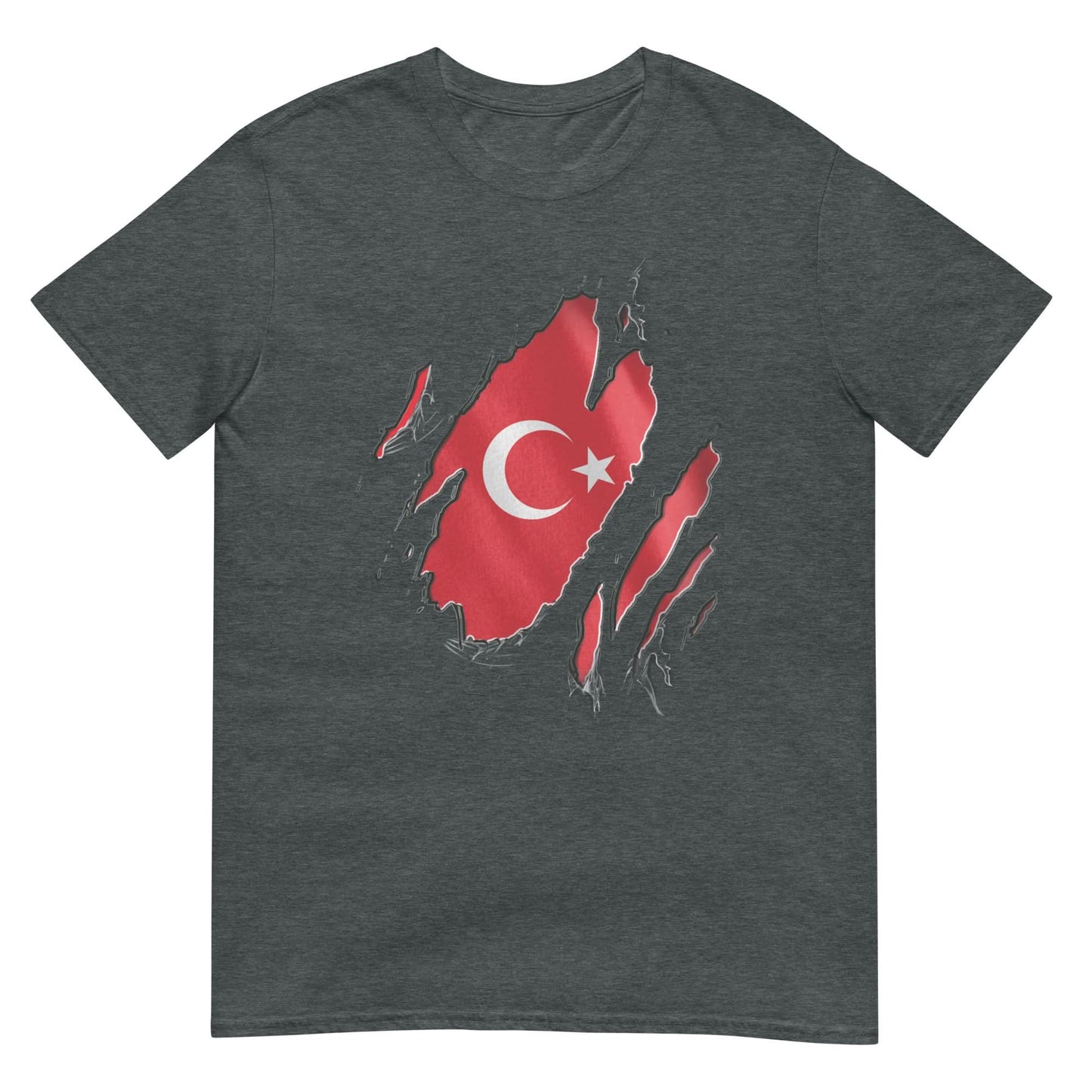 Unisex T-shirt (Gescheurde T-shirt ontwerp) Turkije