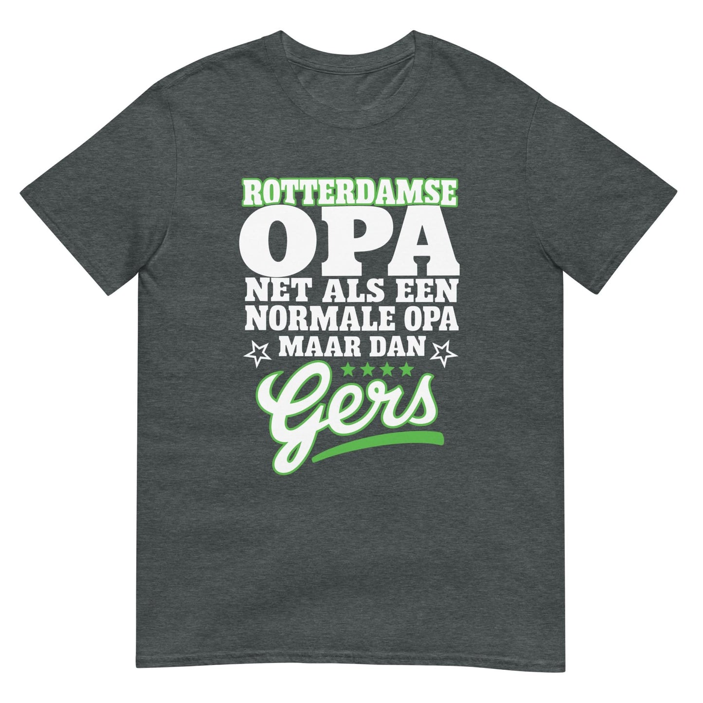 Unisex T-shirt (Rotterdamse opa, gers)