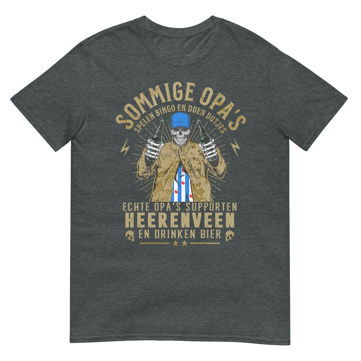 Unisex T-shirt (Echte opa's supporten heerenveen)