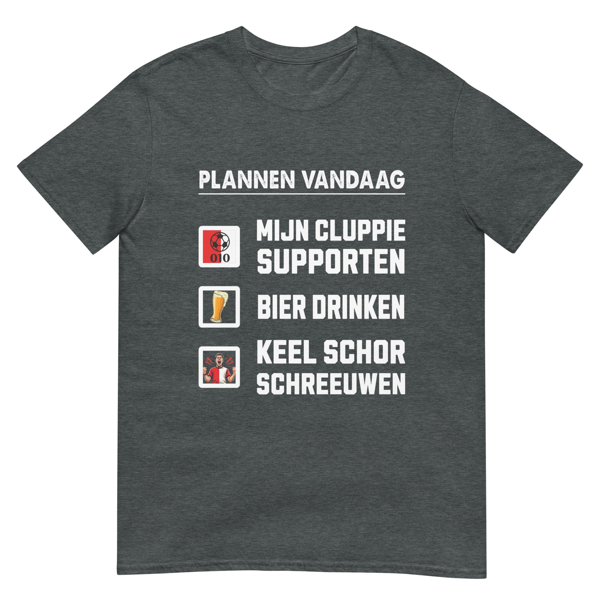 Unisex T-shirt (Plannen vandaag- 010 supporters)