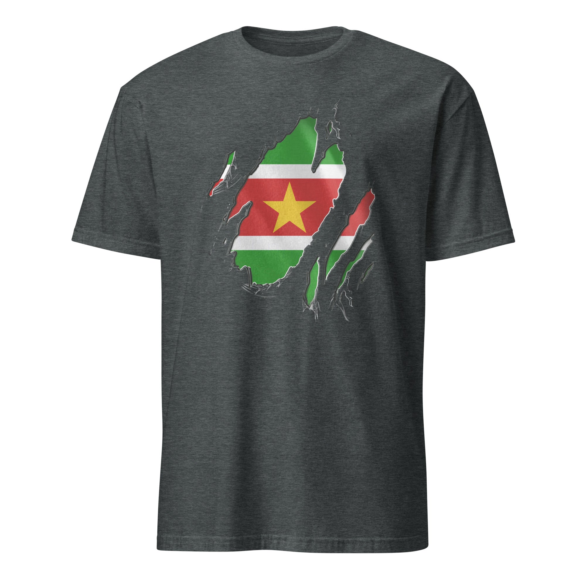 Unisex T-shirt (Suriname, gescheurd shirt ontwerp)