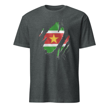 Unisex T-shirt (Suriname, gescheurd shirt ontwerp)